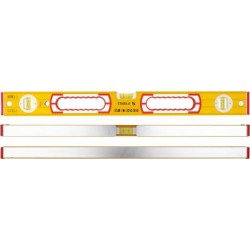 Niveau à bulle avec deux surfaces de mesure fraisées, Long. : 80 cm