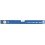 Niveau à bulle en métal léger, bleu, surface de mesure fraisée, Long. : 60 cm