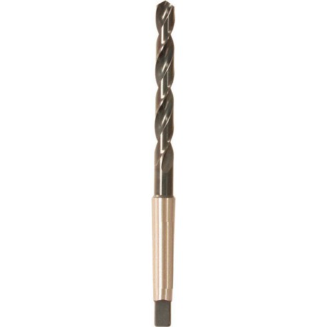 Foret hélicoïdal à queue cône morse, en acier à coupe rapide, type N, DIN 345, profil rectifié, surface traitée à la vapeur, Ø h8 : 11,50 mm