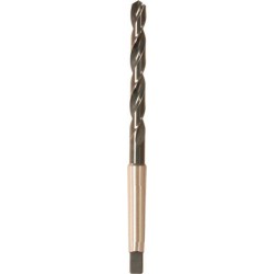 Foret hélicoïdal à queue cône morse, en acier à coupe rapide, type N, DIN 345, profil rectifié, surface traitée à la vapeur, Ø h8 : 11,75 mm