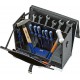 Trousse à outils en cuir de boeuf, dimensions intérieures 450 x 190 x 340 mm, Dimensions intérieures : 450 x 190 x 340 mm, Volume environ 33 l