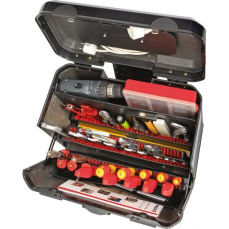 Mallette à outils à roulettes EVOLUTION, Dimensions intérieures : 450 x 260 x 385 mm, Volume environ 45 l, Poids 7440 g