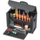 Trousse à outils TOP-LINE, verrouillable par 2 serrures à crans, Dimensions intérieures : 415 x 165 x 275 mm, Volume environ 19 l, Poids 3500 g