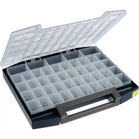 Mallette casier de rangement boxxser, Dimensions : 55 x 421 x 361 mm, Quantité Embouts 45