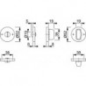 Ferrure de porte 42KSRWSKF69K/OL/R-W