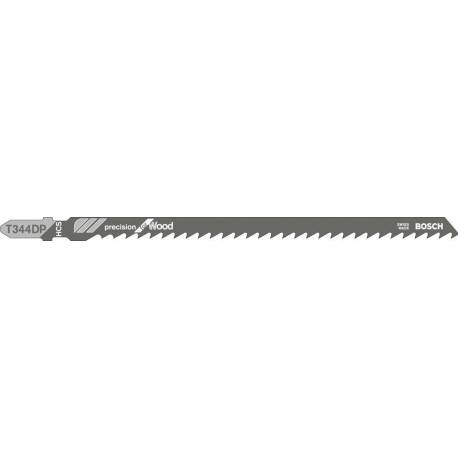 Lame de scie sauteuse pour le bois 5 Unités T 344 DP Bosch