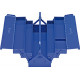 Caisse à outils en tôle d'acier, 5 pièces, Dimensions : 600 x 200 x 200 mm