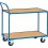 Chariots de transport légers, Capacité : 250 kg, Dimensions 980 x 509 x 1030 mm, Plateau 850 x 500 mm, Ø de roue : 125 mm, Poids : 29 kg