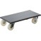 Rouleur multi-usage, Capacité : 350 kg, Larg. : de plaque 500 x 600 mm, Encombrement en hauteur 165 mm, Ø de roue : 125 mm, Modèle de roue en caoutchouc