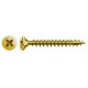 Lot de 25 vis acier tęte cylindrique bombée pozidriv SPAX, Diam.4 mm x L.16 mm