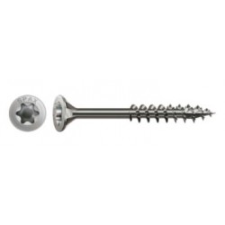 Lot de 30 vis inox tête fraisée torx SPAX, Diam.6 mm x L.120 mm