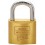 Cadenas en laiton professionnel, Taille : 40, Epaisseur de l'étrier 6 mm, Hauteur intérieure de l'étrier 22 mm