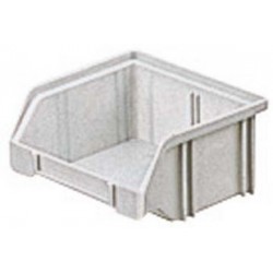 Bacs à bec, empilables, en polystyrène incassable, Taille : 5, Dimensions 85/65 x 105 x 45 mm, Couleur rouge