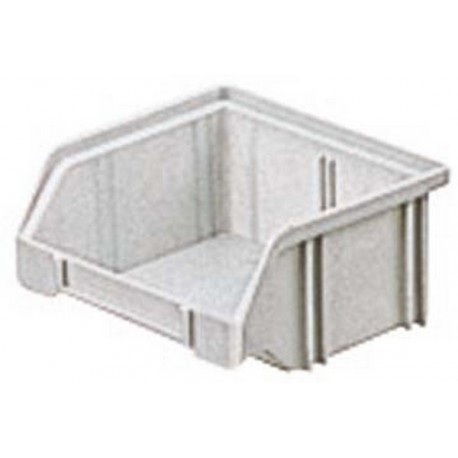 Bacs à bec, empilables, en polystyrène incassable, Taille : 5, Dimensions 85/65 x 105 x 45 mm, Couleur vert