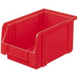 Bacs à bec, empilables, en polystyrène incassable, Taille : 3, Dimensions 230/200 x 140 x 130 mm, Couleur bleu