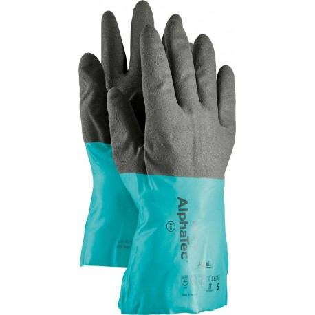 Gant AlphaTec 58-270 Taille 7 noir/vert (Par 12)