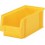Bacs à bec, empilables, en polypropylène incassable, Taille : 3A, Dimensions 290/265 x 150 x 125 mm, Couleur jaune