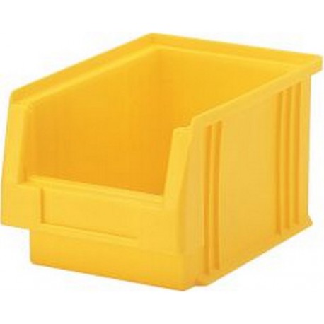 Bacs à bec, empilables, en polypropylène incassable, Taille : 3, Dimensions 230/205 x 150 x 125 mm, Couleur jaune