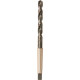Foret hélicoïdal à queue cône morse, en acier à coupe rapide, type N, DIN 345, profil rectifié, surface traitée à la vapeur, Ø h8 : 19,00 mm