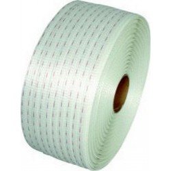 Feuillard en polyester, Larg. : du ruban : 19 mm, Long. 500 m, Charge de rupture 7250 N
