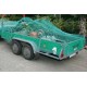 Filet de sécurité, Dimensions : 1,5 x 2,2 m, Domaines d'utilisations Remorque, Accessoires inclus -, Couleur : vert