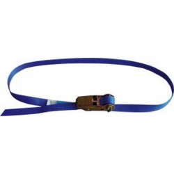 Sangle d'arrimage avec tendeur à cliquet, sangle de 25 mm de large, Modèle : 1 pièce, Long. 4 m