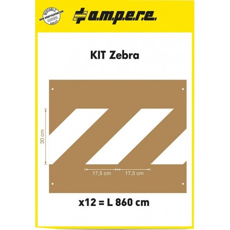 Schablonenset Schablonen KIT Zebra