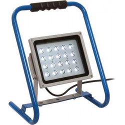 Projecteur à LED, 20 W, Puissance : 20 W, Luminosité 1600 lm, Type de câble H05RN-F 3G1,0, Long. de câble : 2, Modèle avec structure