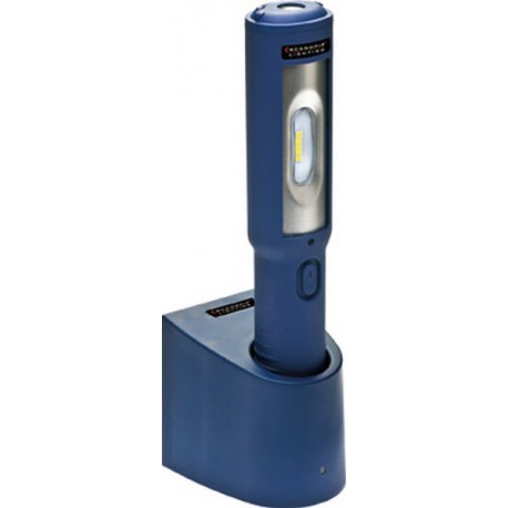 Baladeuse à LED à accu et chargeur SUN, Puissance d'éclairage faisceau large/concentré 220/40 lm, Ø x Long. 55 x 280 mm