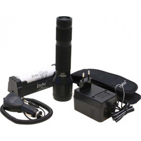 Jeu de lampes de poche LED, Long. : 240 mm, Durée de service 3,0 h, Luminosité 300 lm, Poids : 630 g
