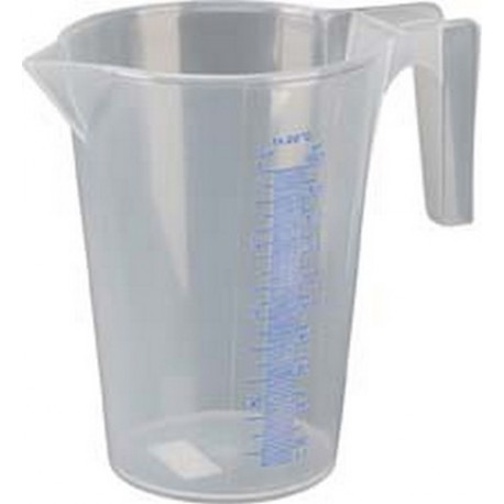 Godet de mesure, récipient polypropylène, Volume : 1,0 l