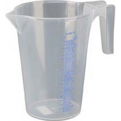 Godet de mesure, récipient polypropylène, Volume : 5,0 l