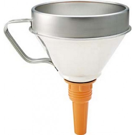 Entonnoir métallique, Volume : 3,2 l, Ø 200 mm