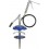 Distributeur manuel de graisse, Pour seau d'environ : 5 kg, Pour seau de Ø intérieur 180-210 mm, Pour seau de hauteur maximum 380 mm