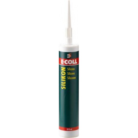 Silicone à polymérisation acétique en cartouche de 310 ml, Modèle : Cartouche de 310 ml, Couleur blanc