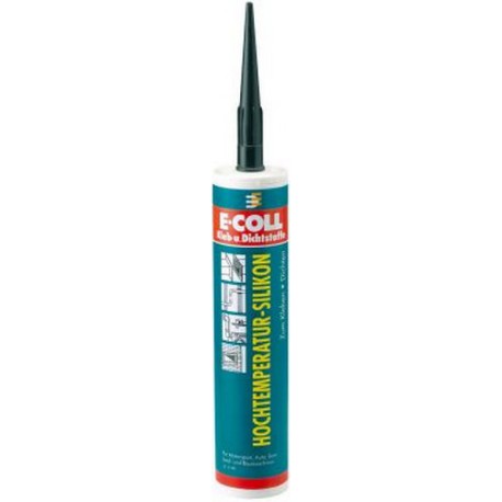 Silicone pour températures élevées, Modèle : Cartouche de 310 ml, Couleur rouge