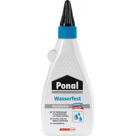 Colle à bois Ponal résistante à l'eau, Modèle : Flacon de 225&nbsp;g, Type PN18S