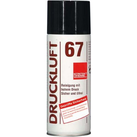 Spray à air comprimé DRUCKLUFT 67, Modèle : Aérosol de 400 ml