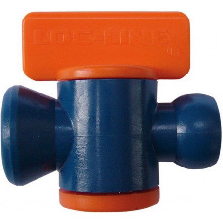 Vanne d'arrêt 2 pièces pour tuyau d'agent réfrigérant 1/4" LOC-LINE 1 PCS