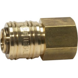 Raccord rapide laiton diamètre nominal 7,2 mm filetage femelle F1/4" RIEGLER 1 PCS