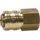Raccord rapide laiton diamètre nominal 7,2 mm filetage femelle F1/2" RIEGLER 1 PCS