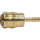 Raccord rapide laiton diamètre nominal 7,2 mm douille Ø intérieur tuyau 9mm RIEGLER 1 PCS
