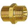 Double raccord fileté à filetage mâle, Raccord : G 3/8 x G 3/8 pouces, OC 19 mm, Long. 25 mm