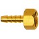 Embout à olive à visser à filetage femelle, Raccord : G 1/4 pouces, Pour tuyau flexible LW 6 mm, OC 15 mm, Long. : 36 mm