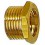 Fileté mále réducteur, court, Raccord : G 3/8 filetage mâle x G 1/8 filetage femelle pouces, OC 19 mm, Long. 13,0 mm