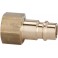 Raccord mâle laiton pour raccord diamètre nominal 7,2mm filetage femelle F1/8" RIEGLER 1 PCS