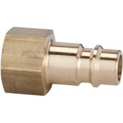 Raccord mâle laiton pour raccord diamètre nominal 7,2mm filetage femelle F3/8" RIEGLER 1 PCS