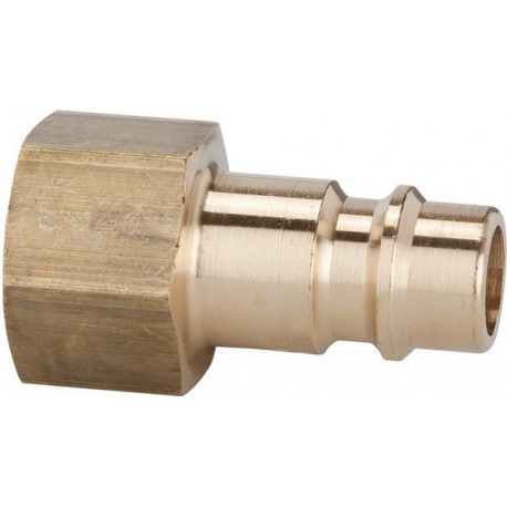 Raccord mâle laiton pour raccord diamètre nominal 7,2mm filetage femelle F3/8" RIEGLER 1 PCS