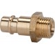 Raccord mâle laiton pour raccord diamètre nominal 7,2mm filetage mâle F1/8" RIEGLER 1 PCS