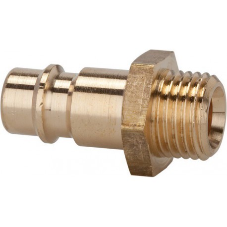 Raccord mâle laiton pour raccord diamètre nominal 7,2mm filetage mâle F1/4" RIEGLER 1 PCS